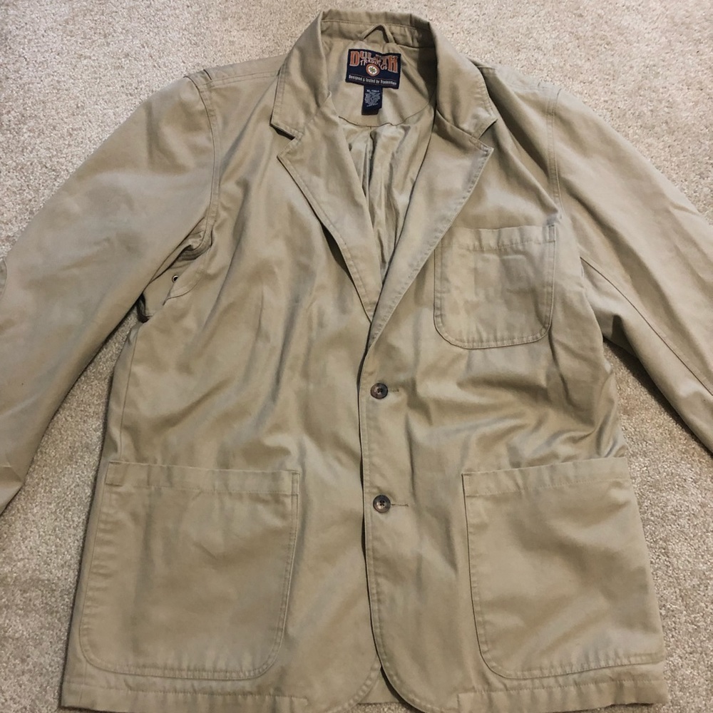Duluth Trading Co Tan Sport Coat